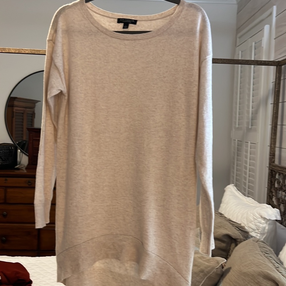 Cashmere Ann Taylor Sweater/Tunic Size L
